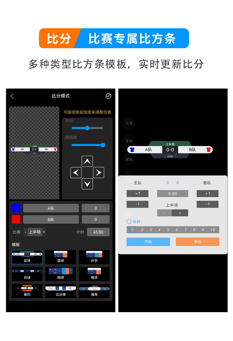 右拍G5体育赛事直播摄像头